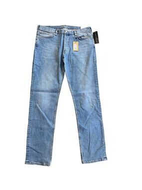 French Connection light denim slim fit Men jean W36 L32 NEW straight pant casual